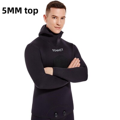 HOT 5MM SCR Neopren Costum Bărbați Topuri Pantaloni Costum de scufundări Echipament Pescuit subacvatic Pescuit sub apă Kitesurf Costum de baie Costum de baie