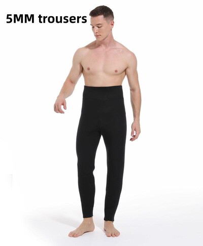 HOT 5MM SCR Neopren Costum Bărbați Topuri Pantaloni Costum de scufundări Echipament Pescuit subacvatic Pescuit sub apă Kitesurf Costum de baie Costum de baie