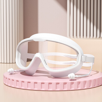 Ochelari de înot Ochelari de înot Cadru mare Ochelari de înot Cadru mare HD Vizualizare largă Anti-aburire Protecție UV Ochelari de înot pentru adulți Fără scurgeri