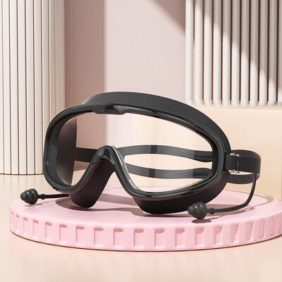 Ochelari de înot Ochelari de înot Cadru mare Ochelari de înot Cadru mare HD Vizualizare largă Anti-aburire Protecție UV Ochelari de înot pentru adulți Fără scurgeri