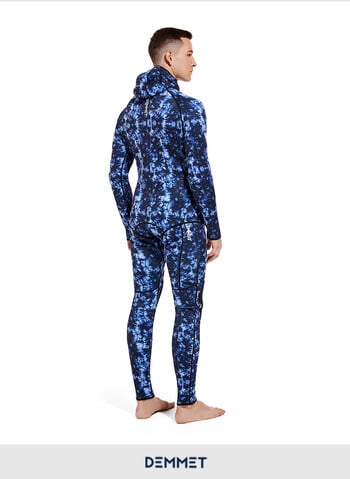 DEMMET Ανδρικά 3mm Spearfishing Premium Camouflage CRSC Neoprene Wetsuit Scuba Diving Suit Hoodie Snorkeling Suits TOPAND PANTS