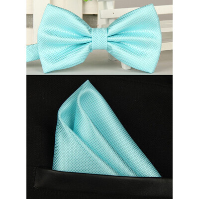 Masīva biznesa tauriņš vīriešiem Vintage oranža violeta melna dzeltena sudraba taurīte vīriešiem kāzām kabatas kvadrātveida kabatlakatiņu komplekts