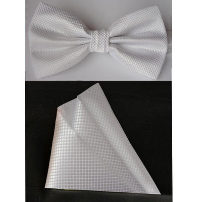 Masīva biznesa tauriņš vīriešiem Vintage oranža violeta melna dzeltena sudraba taurīte vīriešiem kāzām kabatas kvadrātveida kabatlakatiņu komplekts