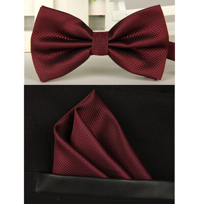 Masīva biznesa tauriņš vīriešiem Vintage oranža violeta melna dzeltena sudraba taurīte vīriešiem kāzām kabatas kvadrātveida kabatlakatiņu komplekts