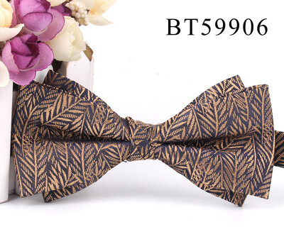 Papion nou de culoare maro Cămăși ocazionale Papion pentru bărbați, femei, papion, papion, cravate, pentru petrecere, nuntă, papion pentru cadouri de mire