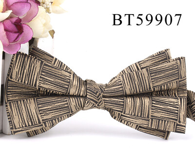 Papion nou de culoare maro Cămăși ocazionale Papion pentru bărbați, femei, papion, papion, cravate, pentru petrecere, nuntă, papion pentru cadouri de mire