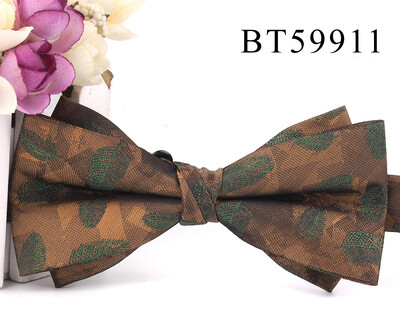 Papion nou de culoare maro Cămăși ocazionale Papion pentru bărbați, femei, papion, papion, cravate, pentru petrecere, nuntă, papion pentru cadouri de mire