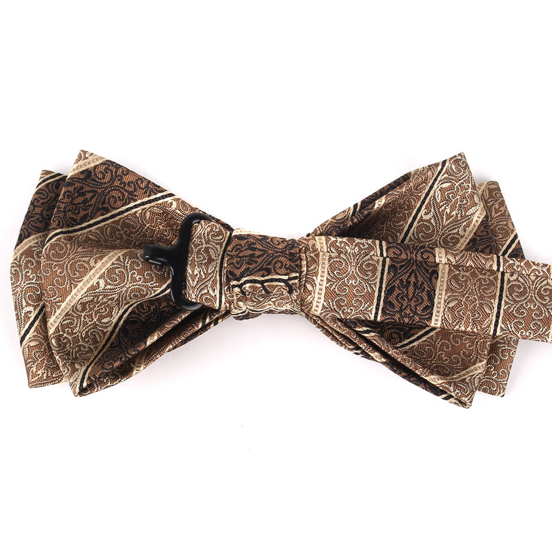 Papion nou de culoare maro Cămăși ocazionale Papion pentru bărbați, femei, papion, papion, cravate, pentru petrecere, nuntă, papion pentru cadouri de mire
