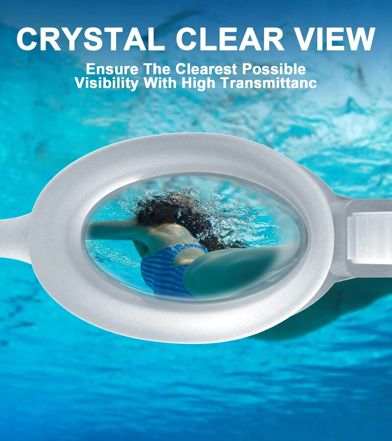 Ochelari de înot profesionali RABIGALA - Ochelari de înot anti-aburire, fără scurgeri pentru bărbați, femei și tineri