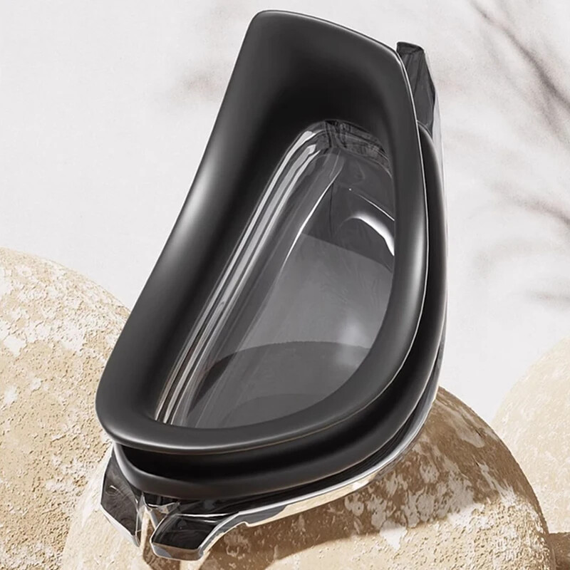 dopuri de urechi integrate ochelari de înot, câmp larg, colorați, pentru adulți, anti-aburire, lentile acoperite cu anti-UV, șapcă de înot, ochelari de piscină