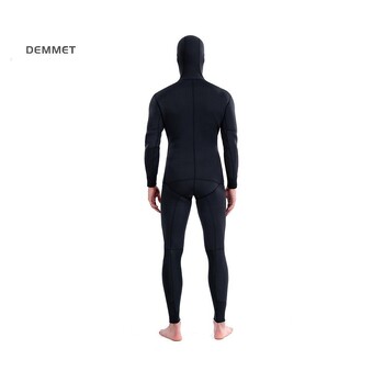 HOT 3mm Καμουφλάζ Wetsuit Μακρύ μανίκι Fission Neoprene Submersible για Άντρες Keep Warm Μπλουζάκι και παντελόνι Δύο κομμάτια με κουκούλα στολή κατάδυσης