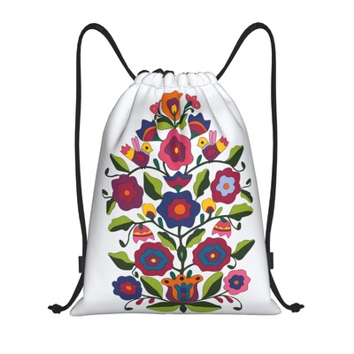 Pielāgota ukraiņu tradicionāla izšūšana aukliņu mugursoma Sporta sporta soma sievietēm vīriešiem Vyshyvanka iepirkšanās maiss