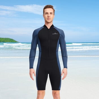 Ρούχα από Neoprene Diving Skin με φερμουάρ Ανδρικά ρούχα προστασίας κατά της κατάδυσης Αντιχαρακτηριστικά, ανθεκτικά στο κρύο, ανθεκτικά ζεστά αξεσουάρ εξωτερικού χώρου