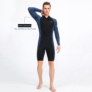 Ρούχα από Neoprene Diving Skin με φερμουάρ Ανδρικά ρούχα προστασίας κατά της κατάδυσης Αντιχαρακτηριστικά, ανθεκτικά στο κρύο, ανθεκτικά ζεστά αξεσουάρ εξωτερικού χώρου