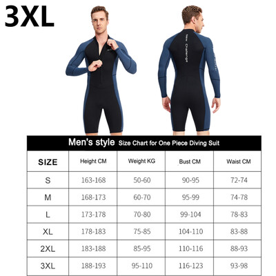 Haina din neopren pentru scufundări cu fermoar Haine de protecție pentru scufundări pentru bărbați Anti-zgârieturi Rezistenta la rece Durabil Accesorii calde pentru exterior