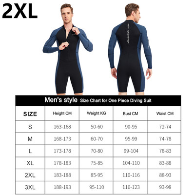 Haina din neopren pentru scufundări cu fermoar Haine de protecție pentru scufundări pentru bărbați Anti-zgârieturi Rezistenta la rece Durabil Accesorii calde pentru exterior