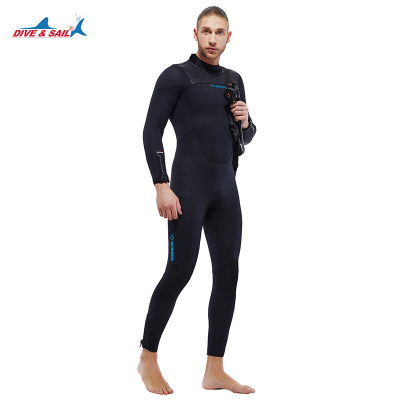 Femei Bărbați Costume de neopren de 5 mm Costum de scufundări pentru tot corpul Snorkeling Surfing Înot cu mânecă lungă Păstrați apa caldă