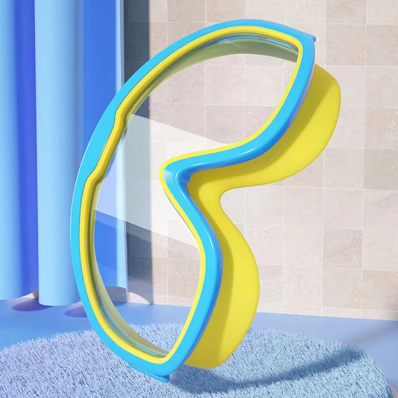 Liela rāmja peldbrilles Pieaugušajiem ar ausu aizbāžņiem Peldēšanas brilles Vīriešu Sieviešu Profesionālās HD Aizsvīšanas aizsargbrilles Silikona brilles