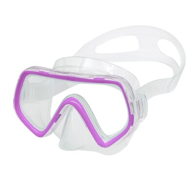 Sticlă PC Ochelari de înot pentru copii Curea din PVC Mască de scufundare pentru copii Vizualizare largă cu capac pentru nas Ochelari de înot pentru piscină Copii 3-8 ani