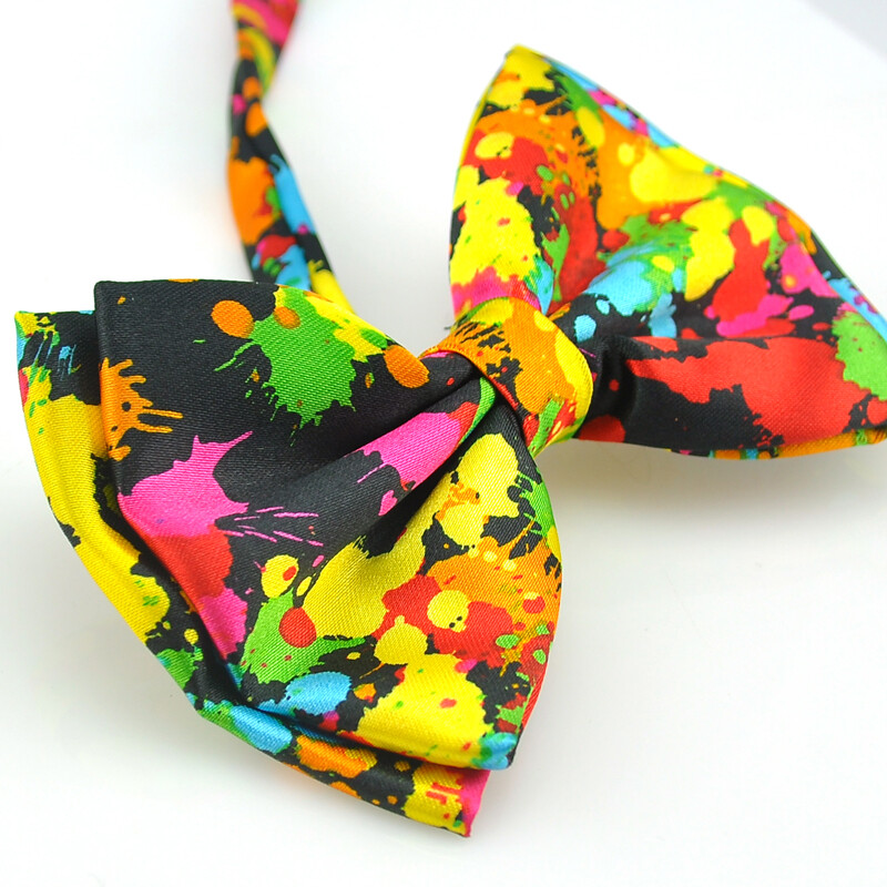 Meeste kikilips meestele Naistele "2 Halloween Bomb Painting" Disain smoking kleit Gravata peokleit liblikasõlm kingitus Dropshippg