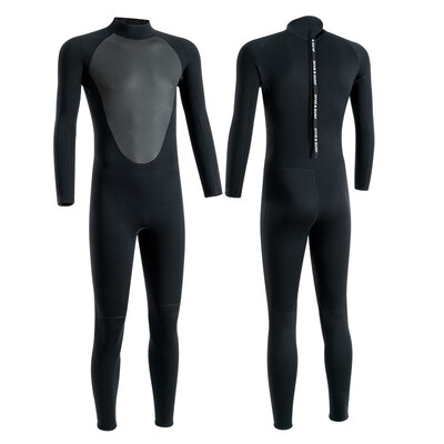 Costume de neopren 3MM Bărbați Neopren Scufundări Surfing Înot Costume complete Apă rece Menține cald Fermoar Sporturi acvatice Costum complet de scafandru