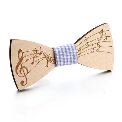 Mood Meeste Kingitused Puidust kikilipsud Meeste lipsud Muusika Rhinestone`i kikilipsud