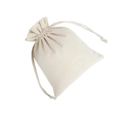 1 buc. Saci de depozitare lenjerie naturală de înaltă calitate, cu șnur, pachet cadou de Crăciun, husă mică, organizare acasă, saci de bumbac