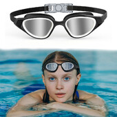 Ochelari de înot profesioniști cu lentile de protecție UV anti-aburire Ochelari de înot pentru bărbați, impermeabili, reglabili, ochelari de înot în piscină