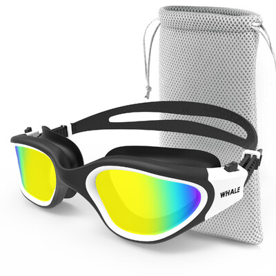 Lentile profesionale de protecție UV anti-aburire pentru adulți, bărbați, femei, ochelari de înot polarizați, ochelari de înot din silicon, rezistenți la apă, reglabili