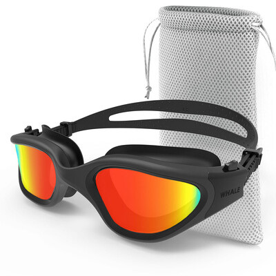 Lentile profesionale de protecție UV anti-aburire pentru adulți, bărbați, femei, ochelari de înot polarizați, ochelari de înot din silicon, rezistenți la apă, reglabili