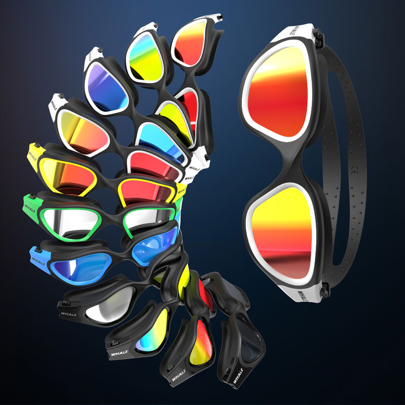 Lentile profesionale de protecție UV anti-aburire pentru adulți, bărbați, femei, ochelari de înot polarizați, ochelari de înot din silicon, rezistenți la apă, reglabili