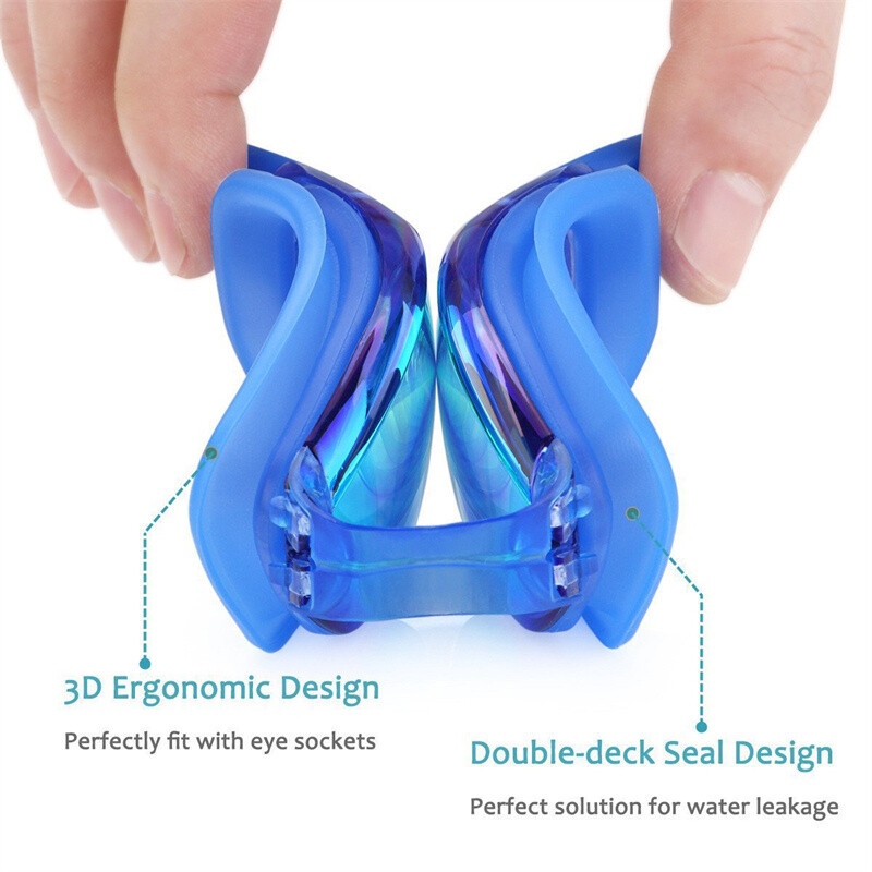 Ochelari de înot profesioniști bărbați femei impermeabili anti-aburire protecție UV ochelari de înot pentru adulți ochelari de apă reglabili