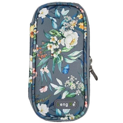 Geantă de răcire cu insulină cu model floral, pânză Oxford portabilă, răcitoare de insulină rezistentă la apă, protector pentru pastile pentru diabetici