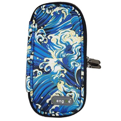 Geantă de răcire cu insulină cu model floral, pânză Oxford portabilă, răcitoare de insulină rezistentă la apă, protector pentru pastile pentru diabetici