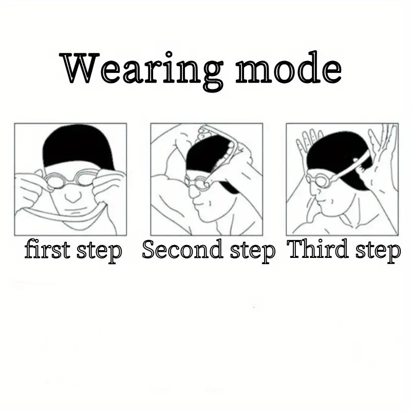 1 gab. Regulējamas ūdensnecaurlaidīgas pretsvīšanas peldbrilles, maza rāmja peldēšanas brilles, piemērotas peldēšanai un niršanai, ūdens sportam