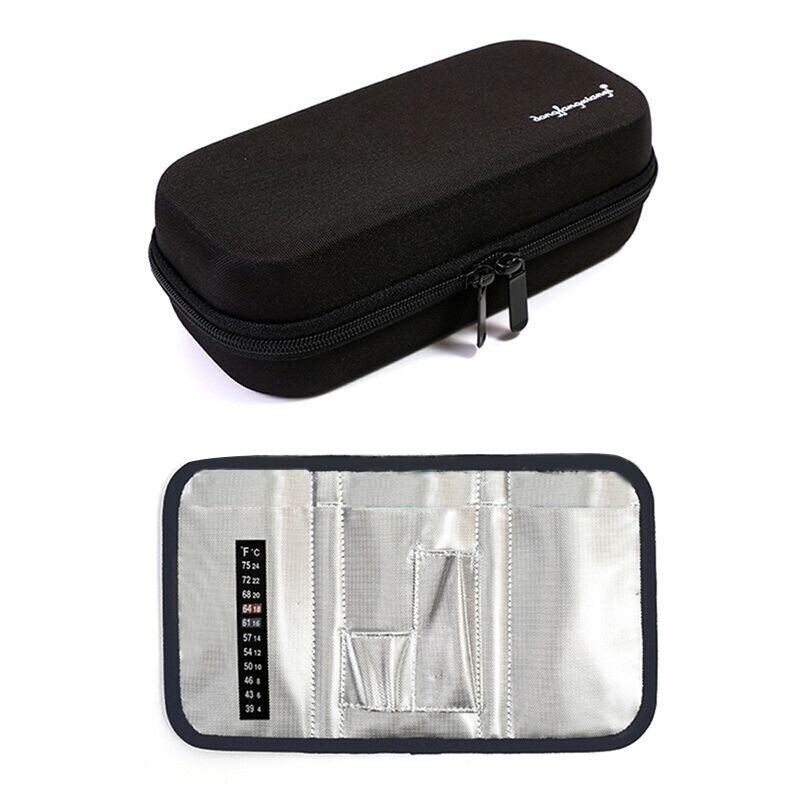 Pungă de insulină EVA Geanta protectoare de depozitare Radiator de insulină medicală Pachete de buzunar de călătorie Pungă cutie de congelator pentru medicamente pentru persoanele cu diabet zaharat