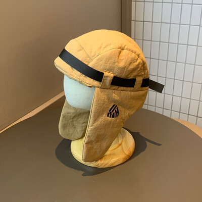 Căciuli-pilot de protecție a urechilor în stil Harajuku pentru bărbați și femei, iarnă, călărit în aer liber, călărire, versatile, ocazionale.