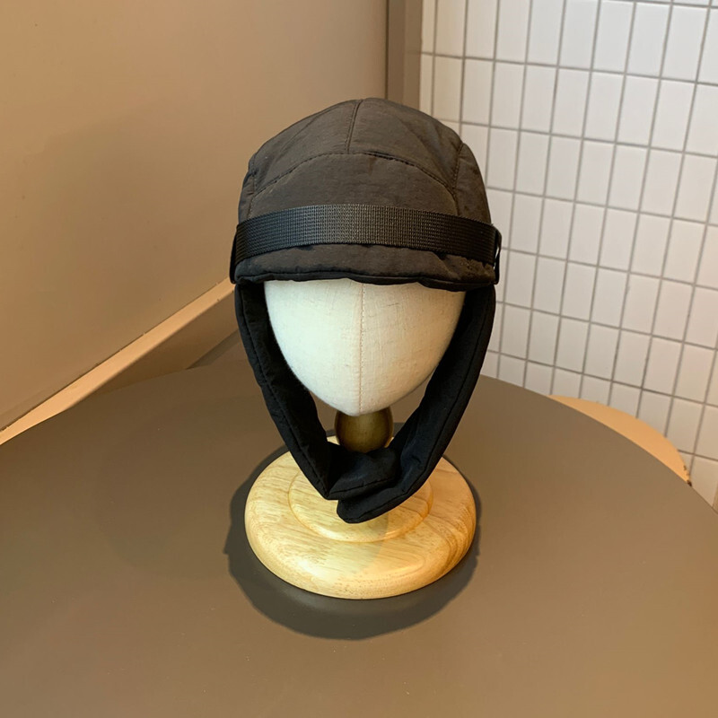 Căciuli-pilot de protecție a urechilor în stil Harajuku pentru bărbați și femei, iarnă, călărit în aer liber, călărire, versatile, ocazionale.