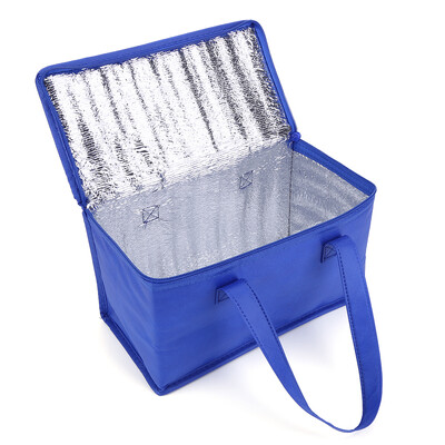 Geantă portabilă de prânz Geantă de picnic Geantă termică pentru alimente Purtător de băuturi Geantă izolată Geantă de livrare de bere pentru călătorie pe drum de picnic pe plajă