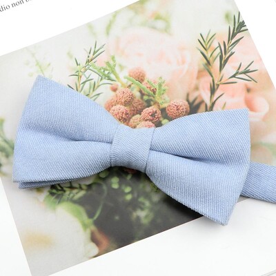 Meeste ülipehme udune seemisnahast vanema-lapse kikilipsu komplekt Macarons ühevärviline klassikalise disainiga armas liblikas punane roheline sinine roosa lips