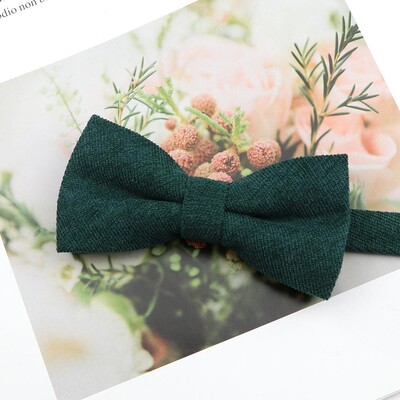 Meeste ülipehme udune seemisnahast vanema-lapse kikilipsu komplekt Macarons ühevärviline klassikalise disainiga armas liblikas punane roheline sinine roosa lips