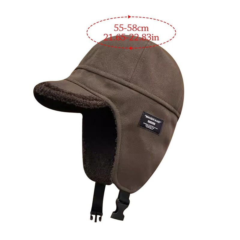 Pălărie de bombardier pentru bărbați, femei, groasă, caldă, rusă, pălărie de blană Ushanka, pălărie de iarnă la modă, căciulă pentru urechi, șapcă rusă de schi, pentru încălzire în aer liber