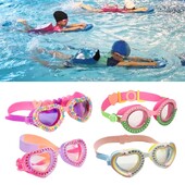 Ochelari de înot Protecție UV anti-aburire fără scurgeri pentru copii, băieți, fete, ochelari de înot din silicon moale în siguranță Ochelari de vedere