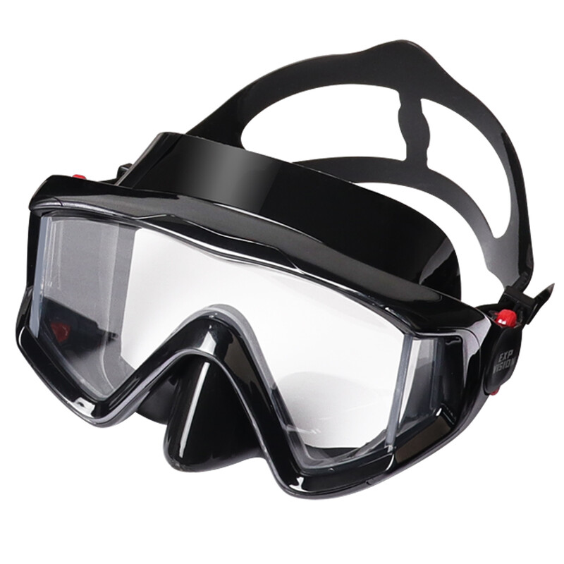 Mască de snorkeling anti-ceață, potrivită pentru adulți, scufundări, ochelari de snorkeling de înot cu lentilă PC