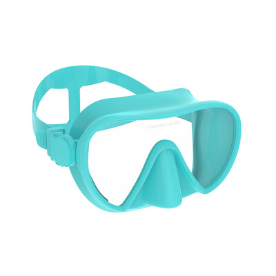 Scuba Diving Snorkeling Mask Frameless Mask Φούστα σιλικόνης Perfect Seal Πανοραμική θέα Γυαλιά κολύμβησης από σκληρυμένο γυαλί Κατάλληλο για ενήλικες