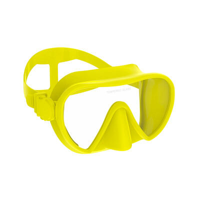 Scuba Diving Snorkeling Mask Frameless Mask Φούστα σιλικόνης Perfect Seal Πανοραμική θέα Γυαλιά κολύμβησης από σκληρυμένο γυαλί Κατάλληλο για ενήλικες