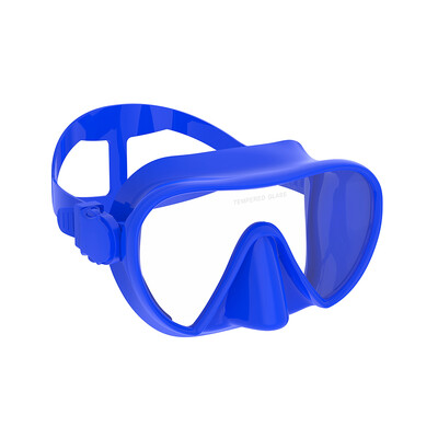 Scuba Diving Snorkeling Mask Frameless Mask Φούστα σιλικόνης Perfect Seal Πανοραμική θέα Γυαλιά κολύμβησης από σκληρυμένο γυαλί Κατάλληλο για ενήλικες