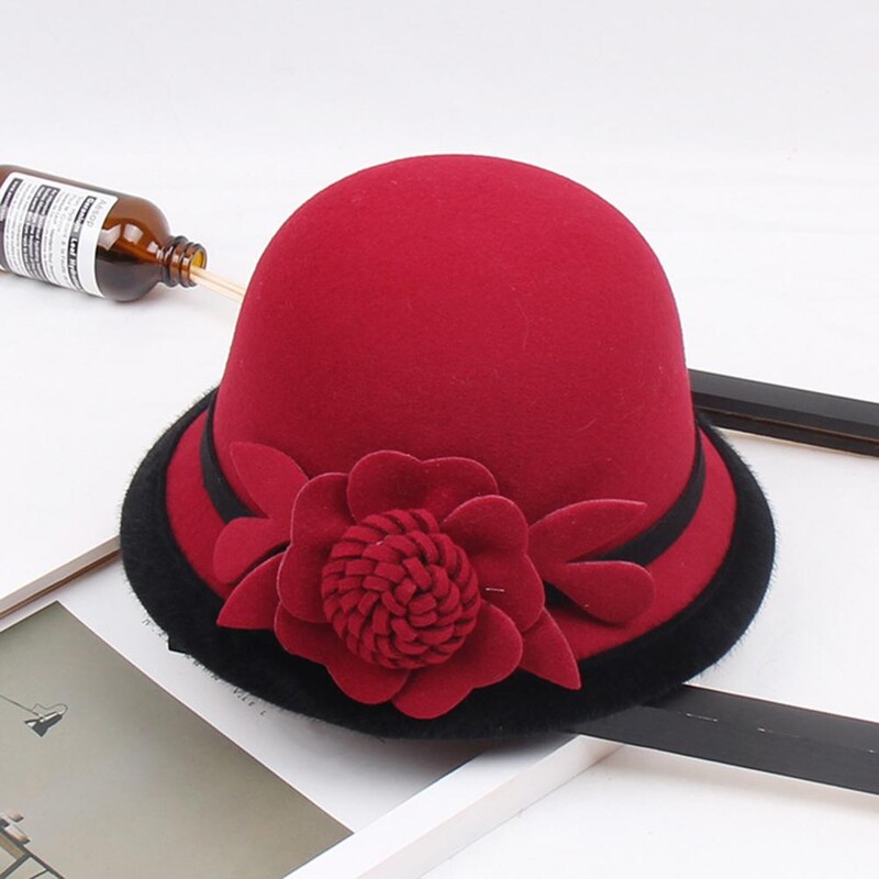 Pălărie franțuzească pentru femei, cu fundă, panglică, lână, jazz, pălării din pâslă, pentru doamne, iarnă, toamnă, capela, rochie elegantă, pălărie pentru banchet.
