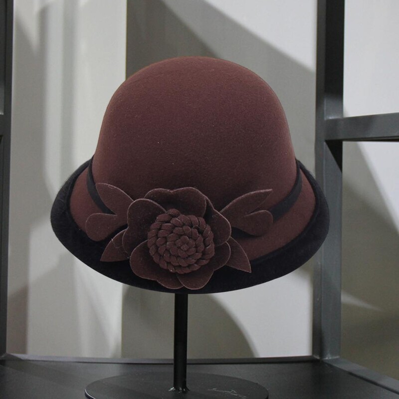 Pălărie franțuzească pentru femei, cu fundă, panglică, lână, jazz, pălării din pâslă, pentru doamne, iarnă, toamnă, capela, rochie elegantă, pălărie pentru banchet.