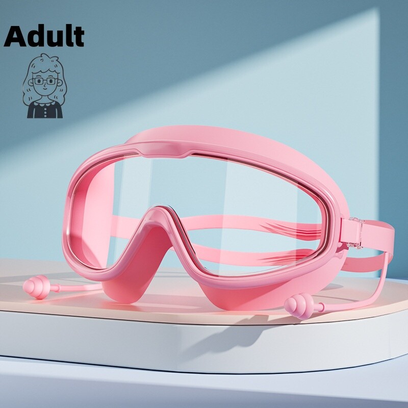 Ochelari de înot HD impermeabili și anti-aburire echipament pentru scufundări cu cadru mare pentru ochelari de înot profesionali pentru adulți și copii